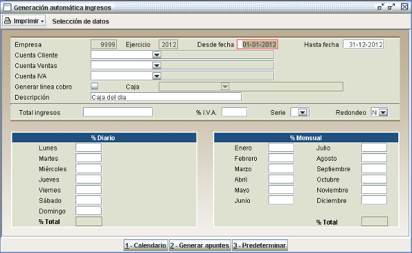Calculo automatico ingresos