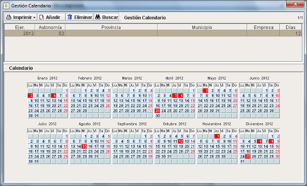 Calendario laboral
